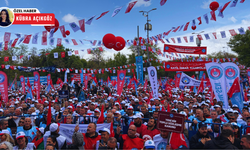 1 Mayıs'ta binlerce emekçi başkentte bir araya geldi