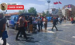 ABB'nin dağıttığı ücretsiz çorbaya vatandaşlardan yoğun ilgi