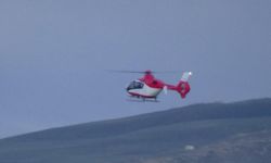 Ambulans helikopter 10 günlük bebek için havalandı
