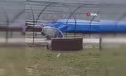 Ankara'daki şiddetli fırtına, kurban pazarı çadırlarını uçurdu