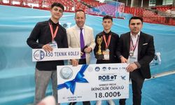 ASO Teknik Koleji öğrencilerinden gururlandıran başarı