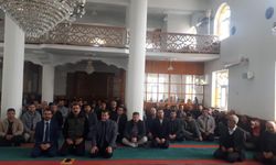 Cami cemaati orman yangınına karşı bilinçlendirildi