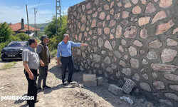 Çamlıdere Dörtkonak Köyü'nde yaşam kalitesi yükseliyor: Kilit taşı ve taş duvar çalışmaları başladı