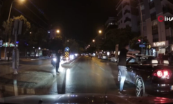 Trafikte ‘döner bıçaklı’ kavga: O anlar kamerada!