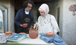 Emine Erdoğan Nevşehir’de yoğurt mayaladı