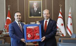 Sanayi ve Teknoloji Bakanı Kacır, KKTC Cumhurbaşkanı Tatar ile görüştü