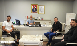 Etimesgut Belediyespor Yeni Teknik Direktörü Aykan Atik'e "Hayırlı olsun" ziyareti