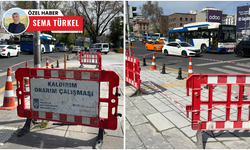 Gençlik Parkı önündeki bozuk kaldırımlar yenilendi!