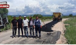 Güdül’ün Meyvebükü Mahallesine asfalt atıldı