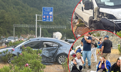 Katliam gibi kaza! Minibüsle otomobil çarpıştı: Çok sayıda yaralı var