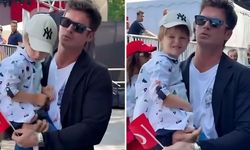 Kıvanç Tatlıtuğ ve oğlu Kurt Efe 19 Mayıs’ta ilgi odağı oldu
