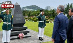 Başkan Yıldızkaya'dan anlamlı hareket: Kore’de Türk Şehitlerini Andı