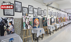 Polatlı Atatürk Anadolu Lisesi’nden 200 eserlik sanat sergisi