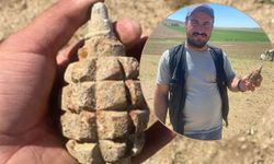 Polatlı’da 104 yıllık patlamamış el bombası bulundu