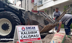Sincan Belediyesi'nden görme engellilere destek: Plevne Mahallesi'ne kılavuz yollar döşendi