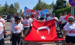 Eskişehir’den Ankara’ya pedal çevirerek seslerini duyurmaya çalıştılar