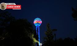 Atakule Jandarma Kuruluş Günü'ne özel renklendirildi