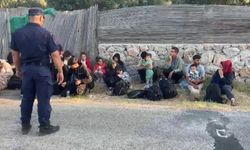 Ayvacık’ta 12’si çocuk 30 kaçak göçmen yakalandı