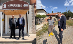 Başkan Ertuğrul Çetin'den muhtarlara bayram ziyareti