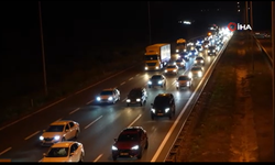 Bayram yolculuğu başladı: Trafik durma noktasına geldi!