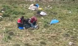 Dağda bayılan çoban helikopter ambulansla hastaneye kaldırıldı