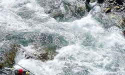 Dereye düşen kişiyi arama çalışmaları sürüyor