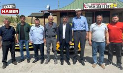 Erdal Çınar şoför esnafıyla bayramlaştı