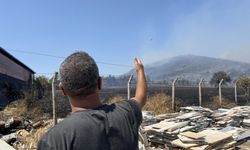 İzmir'de büyük yangın! Alevler evlere sıçradı