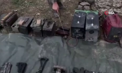 Irak Kuzey'inde mağarada PKK'ya ait malzeme ele geçirildi