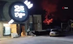Mamak’ta iş yerinde gece yarısı yangın paniği