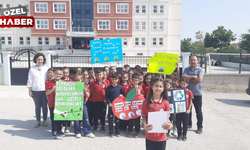 Polatlı minik çevrecilerden “Başka bir dünya yok” çağrısı
