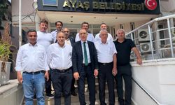 Ziraat Odası başkanlarından Ayaş Belediyesine tam destek ziyareti