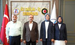 AK Parti Ankara İl Başkanlığı, Öz- Sağlık İş Sendikasına ziyarette bulundu