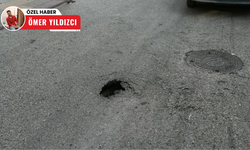 Altındağ Karapürçek'te sağlık ocağı yolu çöktü