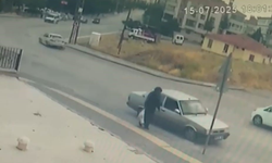 Ankara’da drift faciası! Yaşlı kadın son anda kurtuldu