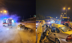 Ankara’da feci kaza: Ters yöne giren otomobil kafa kafaya çarpıştı!