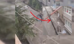 Ankara'da sel felaketi: Evin penceresini yıkıp geçti!