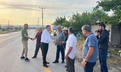 Başkan Demirbaş’tan yangında evi zarar gören aileye ziyaret