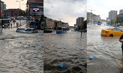 Ankara'yı sel aldı! Sokak ve caddeler göle döndü