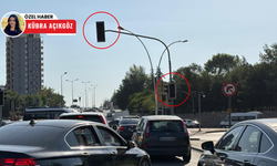 Çalışmayan ışıklar, trafiği felç etti!