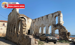Cunda’daki tarihi Panaya Kilisesi otopark olarak kullanılıyor!