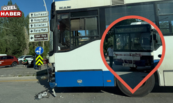 Ankara ulaşımında panik anlar! EGO otobüsü kaza yaptı