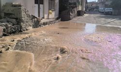 Siirt'te içme suyu hattı patladı: Merkez sular altında kaldı
