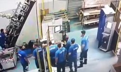 Fabrikada feci iş kazası: Makine sırtına saplandı!
