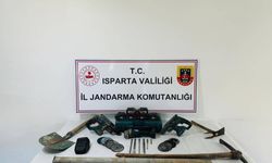Kaçak kazıya suçüstü: 4 kişi gözaltında!
