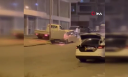 Keçiören'de, park halindeki otomobil alevlere teslim oldu!
