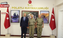 Komutanlardan Kaymakam Kantay’a ziyaret