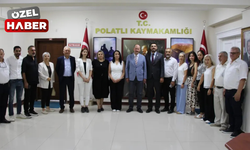 Polatlı CHP'den Kaymakam Atilla Kantay'a "Hayırlı olsun" ziyareti