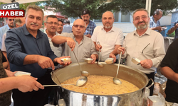 Polatlı Yeni Sanayi Sitesi’nde aşure ikramı