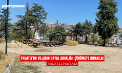 Polatlı Esentepe'de "Manzaralı hayal kırıklığı": Çamlık düğün salonu arazisi yıllardır atıl, malzemeler çürüyor!